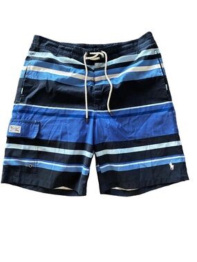 Polo Ralph Lauren Kailua Striped Swim Trunks M 🌊